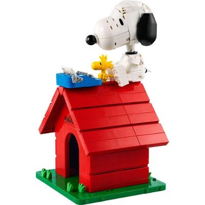Kit de Construção 21368 Peanuts: Casinha do Snoopy Figura Articulada Céu Estrelado Branco Lego