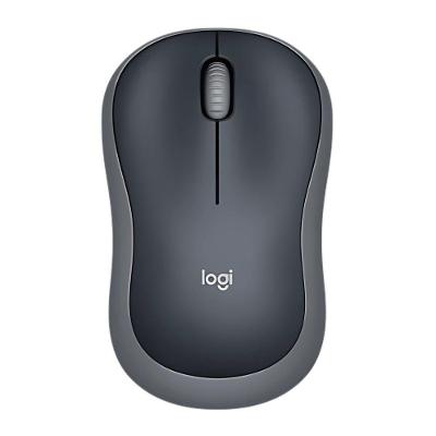 Mouse sem Fio Logitech M185 Compacto com Sensor Óptico e Duração de Pilha Prolongada Cinza 70CM