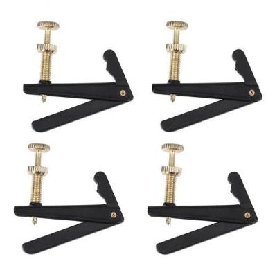 Micro-afinadores para Violoncelo Jogo com 4 Peças Metal Durável Cello