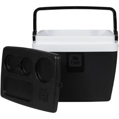 Caixa Térmica Bel com Isolamento EPS Preta e Branca Belfix 12L