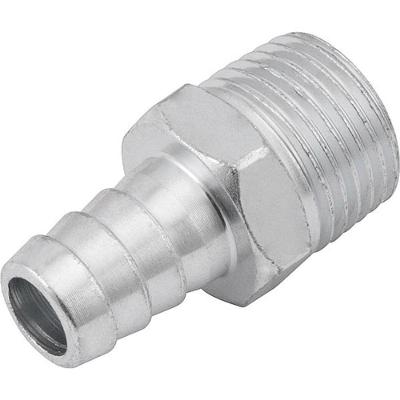 Espigão Fixo Macho 1-2 Rosca 1-2 NPT Aço Zincado Vonder 2 Unidades