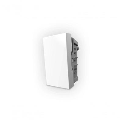 Módulo Interruptor Simples Módulos Pro Liga Iluminação Placas Maiores Branco Alumbra 2.15CM