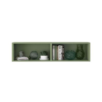 Nicho Aéreo 1200 P25 Moderno 1 Prateleira MDP Verde Pandin Móveis 120CM