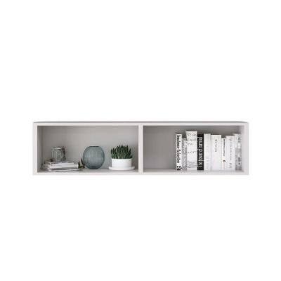 Nicho Aéreo 1200 P25 Moderno 1 Prateleira MDP Cinza Pandin Móveis 120CM