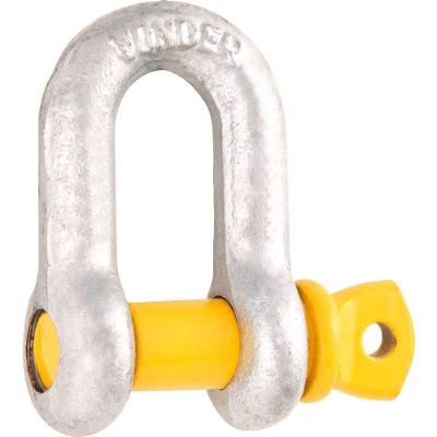 Manilha Vonder Plus Reta para Cabo de Aço Pesada Galvanizada Cinza 93CM