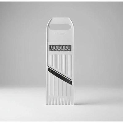 Cortador Fatiador de Legumes Fantástico 3 em 1 Plástico e Aço Inox Multiuso Branco