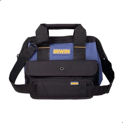 Mala 12 Irwin Standard para Ferramentas com Compartimento Principal em Ziper Azul e Preta