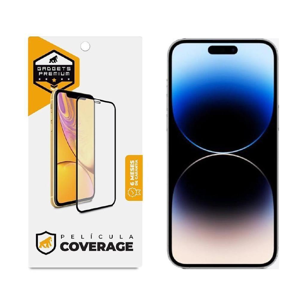 Película Para Iphone 14 Pro - Coverage 5D Pro Preta - Gshield - 1