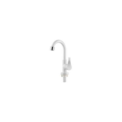 Torneira de Lavatório Twist 2960 Monocomando Parede Plástico Branco Herc 30CM