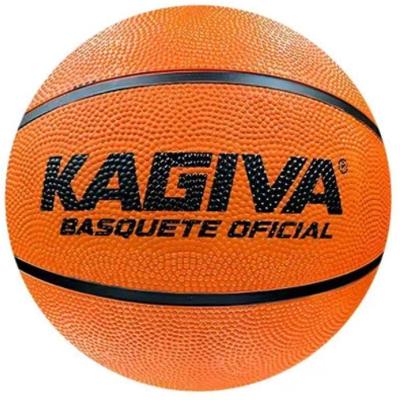 Bola de Basquete Oficial com Alta Aderência Laranja Kagiva Tamanho 7 75CM
