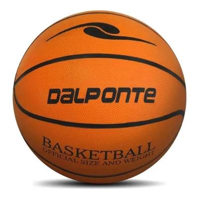 Bola de Basquete Oficial Revestida com Borracha sem Costura Laranja Dalponte