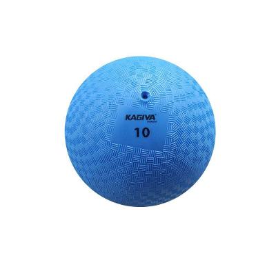Bola de Iniciação N10 de Borracha Toque Confortável Resistente Azul Kagiva para Atividades Físicas