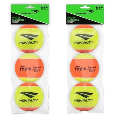 Bolas de Beach Tênis Penalty Xxii com Homologação ITF 2 Amarelo 6 UNIDADES