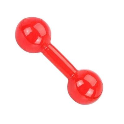 Halter Peso Emborrachado 3kg Unibrás Confortável Vermelho Unibrasil