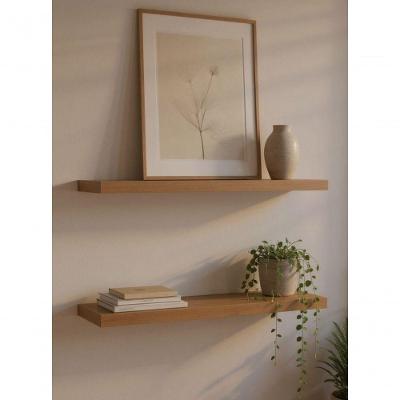 Prateleira Kit de 2 60CM MDF Freijó Amadeirado On Móveis 2 Unidades