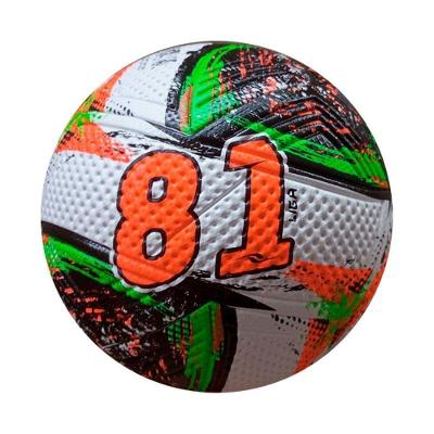Bola de Futebol Society 81 Liga Oficial com Termodalponte Preto e Laranja Dalponte