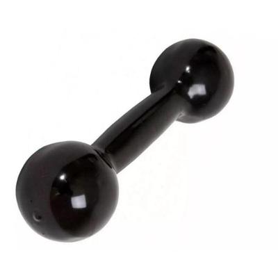 Halter Peso Emborrachado 1kg Ferro 100% Confortavel para Exercicios Preto Unibrasil