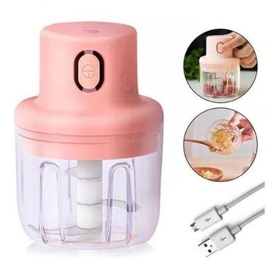 Processador de Alimentos Elétrico DDG1131 Picar Plástico e Metal Recarregável 3 Lâminas 250ML