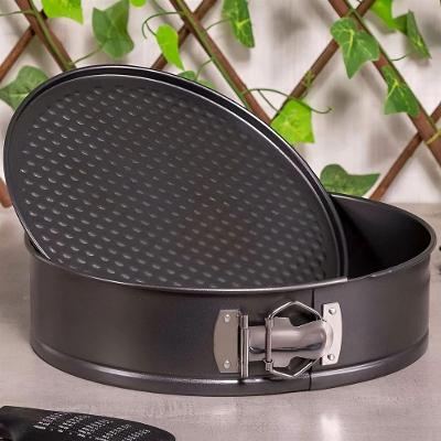 Forma para Bolo Fundo Removível Aço Carbono Antiaderente 28cm 3L para Doces e Salgados Preta Quality
