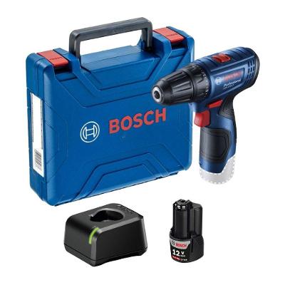 Parafusadeira Furadeira Bosch para Profissional GSR 120-LI com Bateria 2,0Ah 120W Azul 12V