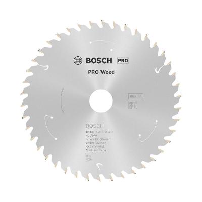 Disco de Serra Circular Pro Wood Cordless 140mm Corte Extrafino Prata Bosch