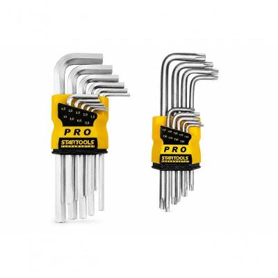 Kit de Ferramentas Kit Chaves Allen 1,5A 10mm e Torx 9 Peças Prata Startools