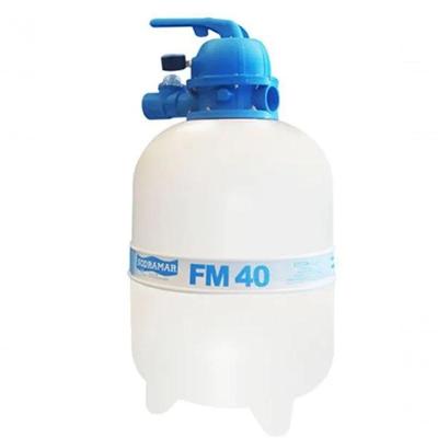 Filtro para Piscina FM50 com Vazão 9,8 m³-h Até 78.000L Branco Sodramar