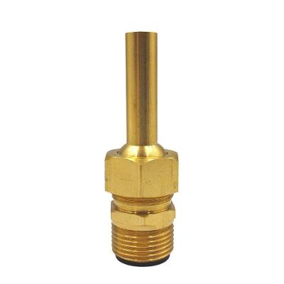 Bico para Fonte Bico Articulado 10mm com Entrada Rosca 3-4 para Controle do Fluxo de Água Dourado