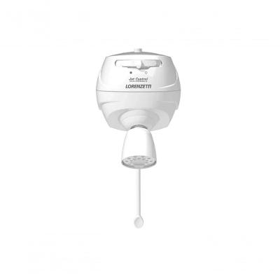 Chuveiro Elétrico Jet Control Eletrônico 7800W Parede Jato Expandido Branco Lorenzetti 220V 15CM