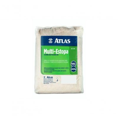 Estopa para Polimento 100% Algodão Multi-estopa Branco Atlas 15,5CM
