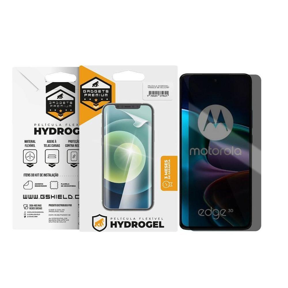 Película Para Motorola Edge 30 5G - Privacidade Hydrogel - Gshield - 1