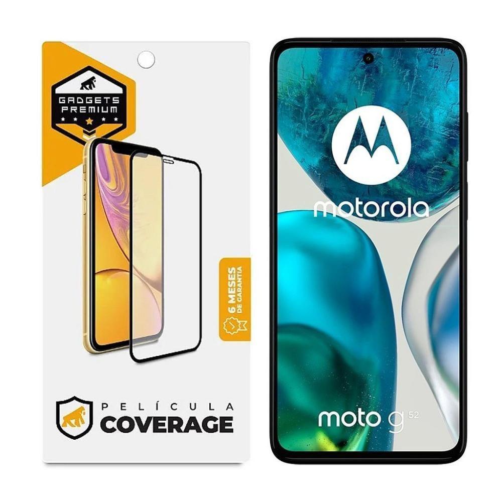 Película Para Moto G52 - Coverage 5D Pro Preta - Gshield - 1