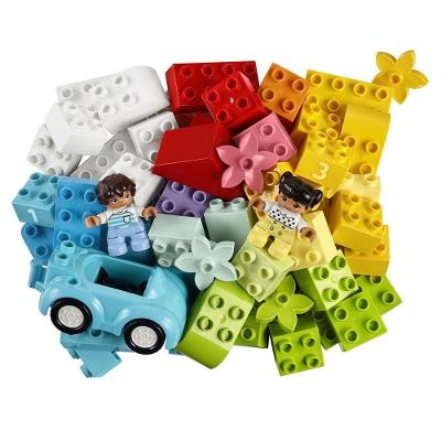Brinquedo Educacional Lego Caixa de Peças com Carro e Figuras Coloridas para Criatividade Lego