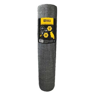 Tela Viveiro Dtools 1-2'' X 1m X 50m com Arame BWG 22 em Aço Galvanizado