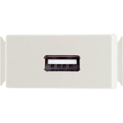 Tomada USB 1 a Bivolt Modelo Aria Compatível Aria Branco Tramontina