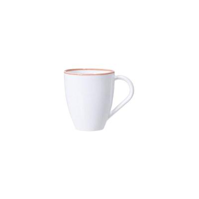 Caneca Jeri Mocha em Porcelana para Café com Leite Resistente a Micro-ondas Marrom Tramontina 330ML
