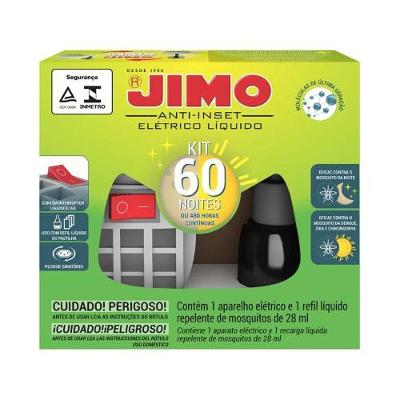 Anti-inseto Elétrico Jimo Kit 60 Noites Bivolt Eficaz Contra Mosquito