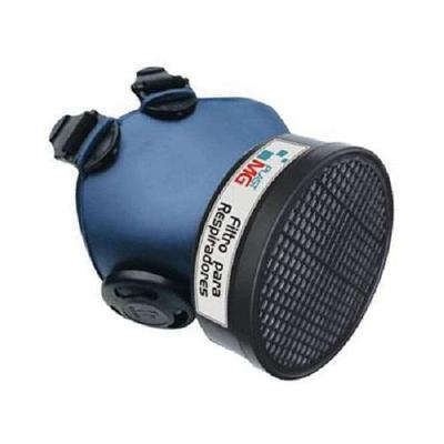 Respirador 1-4 Facial com Filtro Vo+ga Contra Vapores Orgânicos e Gases Ácidos Preto Plastcor