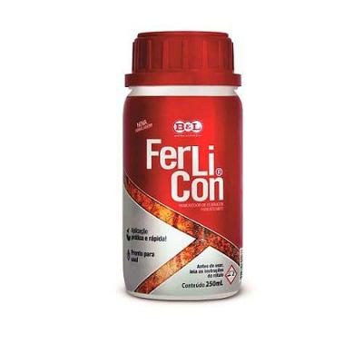 Preparador de Superfícies Metálicas FERLICON 250ML Recuperação em Ferro e Aço Bivolt Buschle &