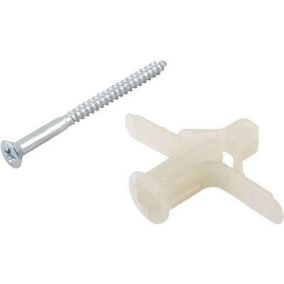 Parafuso Madeira Fly3 com Bucha de Nylon para Gesso Drywall Inox Vonder 2 UNIDADES