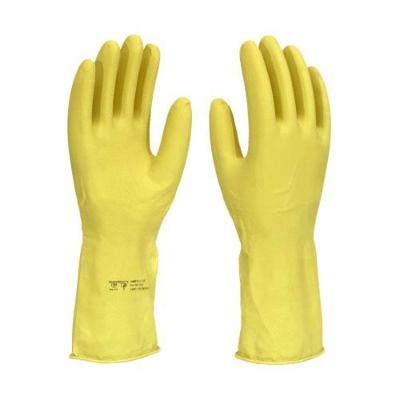 Luva de Segurança Luva Multiuso Látex Forrada Proteção Mecânica Antiderrapante Amarelo Imbat