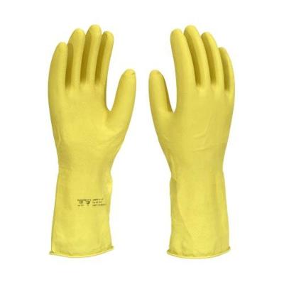 Luva Multiuso Latex 8 m Protecao Mecanica Antiderrapante Amarelo 1 Par Imbat