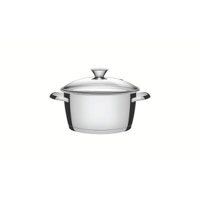 Caçarola Funda Tramontina Allegra Aço Inox com Revestimento Triplo 16CM 1,5L