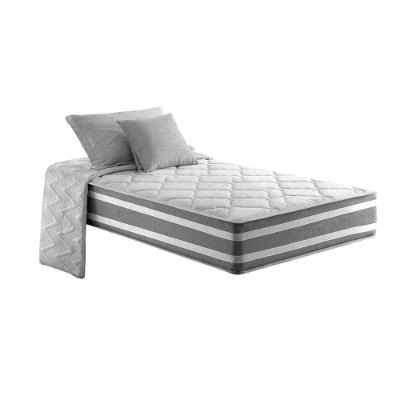 Colchão Solteirão Molas Ensacadas D26 Pillow Top 96x203CM Cinza Anjos