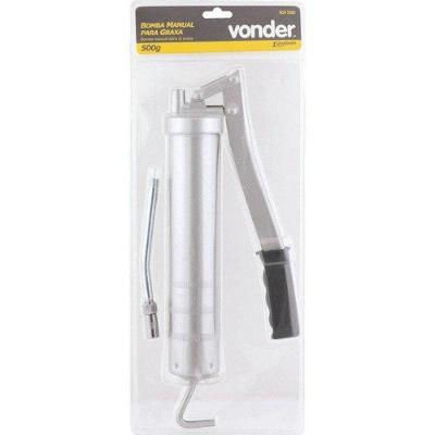 Bomba Manual para Graxa BGV 5000 com Capacidade 500g e Extensão Rígida Vonder
