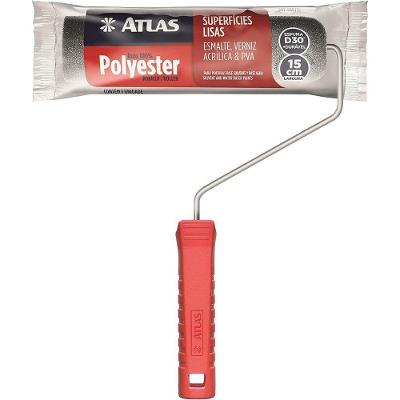 Acessório para Pintura Garfo e Rolo de Espuma 15CM Cinza Atlas