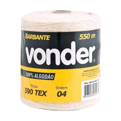 Barbante 4 X 6 885 TEX Algodão 1 Unidade Modelo 8062040600 Vonder