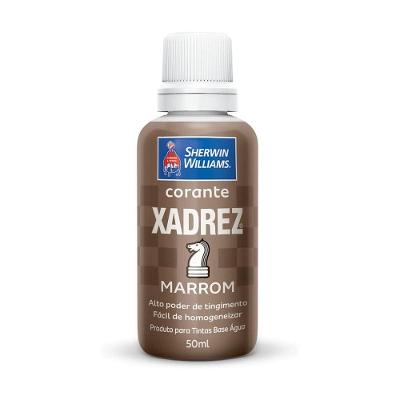Corante Líquido Xadrez 1 com Tinta Pigmento Marrom Sherwin Williams