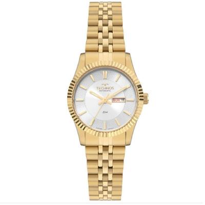 Relógio Feminino Technos 6T51AC-1K Automático em Aço Inox Dourado
