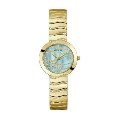 Relógio Feminino GW0871L2 Analógico Pulseira Metal Madrepérola Dourado Guess